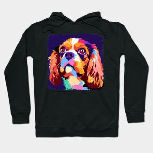 Cavalier King Charles Spaniel Pop Art - Dog Lover Gifts Hoodie